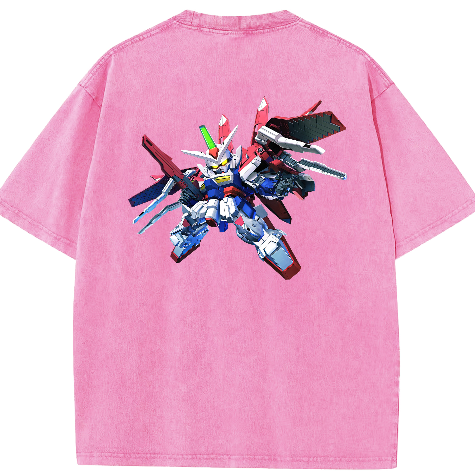 （画像用） 機動戦士ガンダム Mobile Suit Gundam 綿100% ヴィンテージ風 半袖Tシャツ（背面プリント）